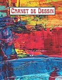 Carnet de Dessin: Magnifique cahier de croquis pour le dessin, la peinture, l'esquisse, le gribouillage manga pour les enfants et adultes artistes de ... et adultes | Grand format (21,6x27,9 cm)