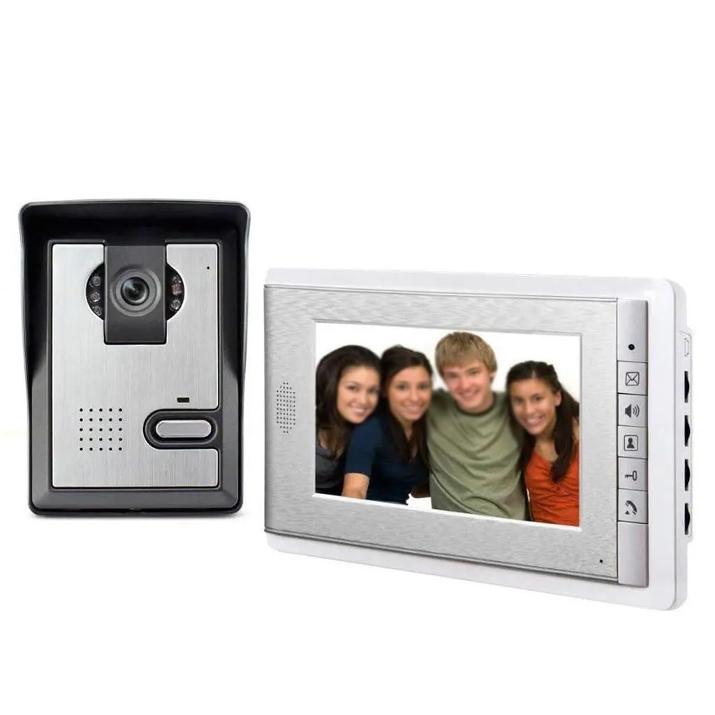 MOBYGKFY Video Door Phone Intercom System Doorbell Camera Visual Doorphone for Villa