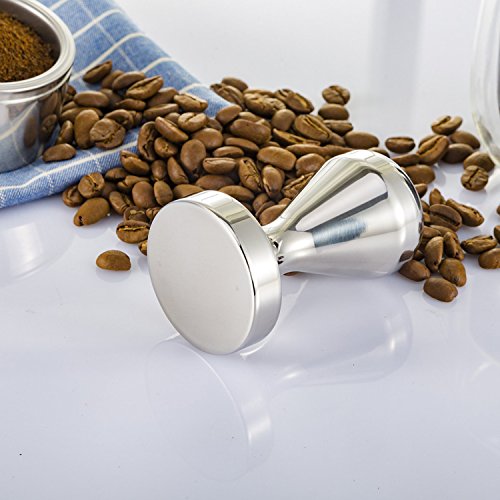 Perrirock Stainless Steel Coffee Tamper Barista Espresso Tamper 51Mm Base Coffee Bean Press #TOP1