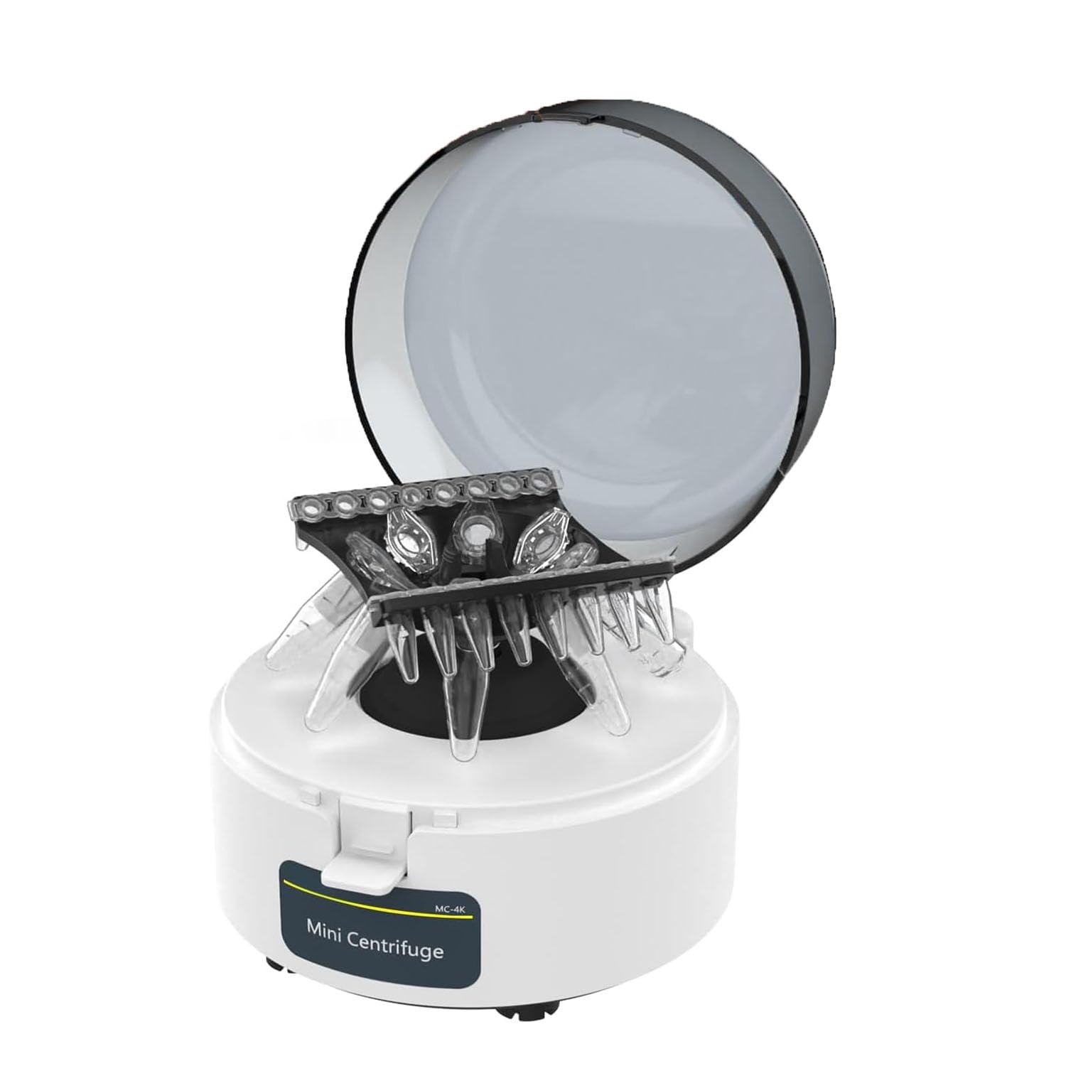 COYEUX Mini centrífuga de Laboratorio de 15 W, microcentrífuga de 4000 RPM y 980 x g, con Rotor 2 en 1, para Laboratorio