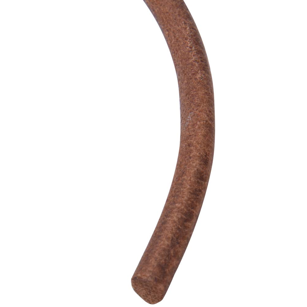 Haofy Cinturón de Cuero para Máquina de Coser Reemplazo de Piel de Ganado para Máquinas de Pedal con 1 4 Pulgadas 5 16 Pulgadas 3 8 Anchos 65 6 Pies de Largo Ideal para Artesanos y Tapiceros en