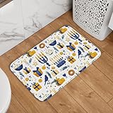 Taille et structure confortables : mesurant 40,6 x 61 cm, ce paillasson imprimé Festival Elements offre le bon équilibre entre épaisseur et douceur. Le design de verrouillage à quatre bords le rend stable et durable. Idéal pour une utilisation comme tapis de douche, tapis de sol, tapis de cuisine ou tapis de sol de cuisine dans les pièces de petite et moyenne taille, complétant magnifiquement la décoration de la cuisine de ferme