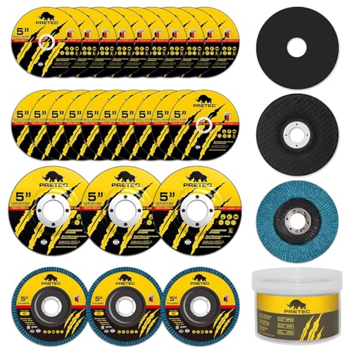 Grinding Cutting Wheels 5 inch Set - PRETEC 5