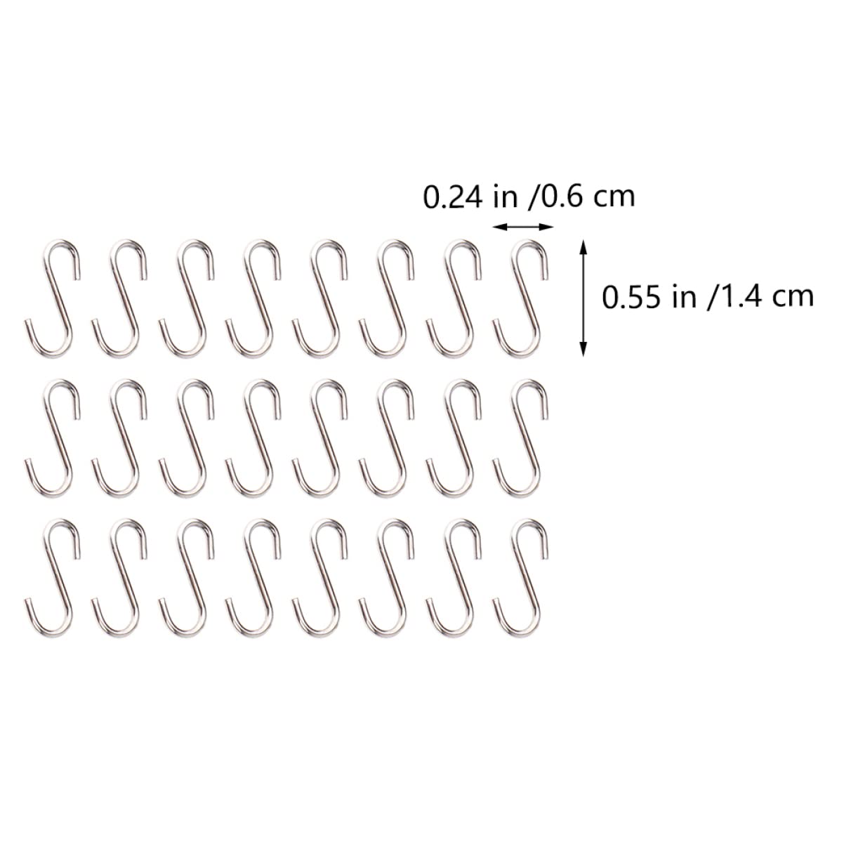 Alipis 600piezas Ganchos s De Acero Inoxidable Soporte Multifuncional Para Colgar Joyería Claves y Manualidades Diseño Compacto y Resistente