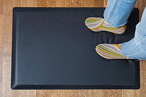 Rocelco 19" Portable Standing Desk Riser Converter Bundle- Height Adjustable Travel Laptop Keyboard Raising Workstation With Anti Fatigue Mat - Carry Bag Pouch - White (R Pdrw-Mafm) #TOP6