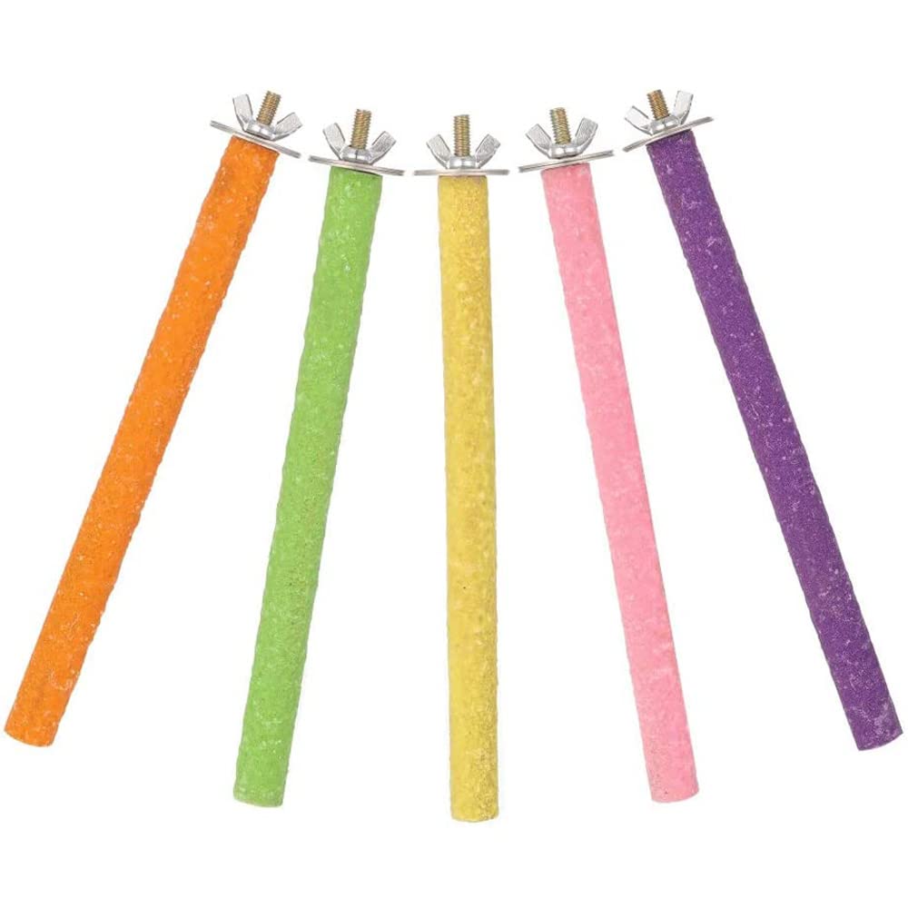 5 Pezzi Posatoi Pappagalli, Trespolo Per Pappagalli, Posatoi Per Uccelli Gabbia Per Uccelli, Per Uccelli, Posatoio Per Uccelli Giocattolo, Per Uccello Domestico Piattaformaper Pappagalli, Fringuelli