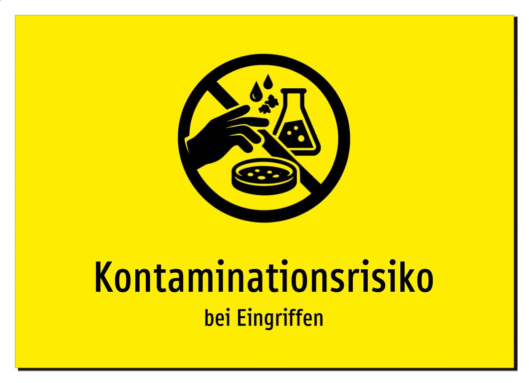 43234-DE-S-07 | Kontaminationsrisiko - bei Eingriffen