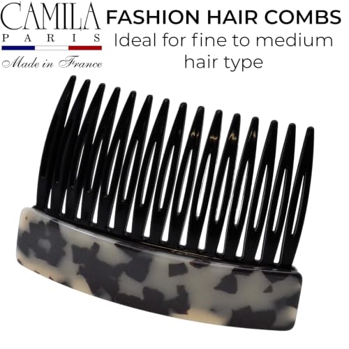 Image of Camila Paris CP3799 Hair Side Comb, 3 inch Small French Twist Hair Combs Clips