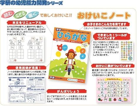 Amazon Com Gakken Suteifuru Japanese Hiragana Practice Notebook Okeiko Notes Office Products Amazon Com Gakken Suteifuru Japanese Hiragana Practice Notebook Okeiko Notes Office Products