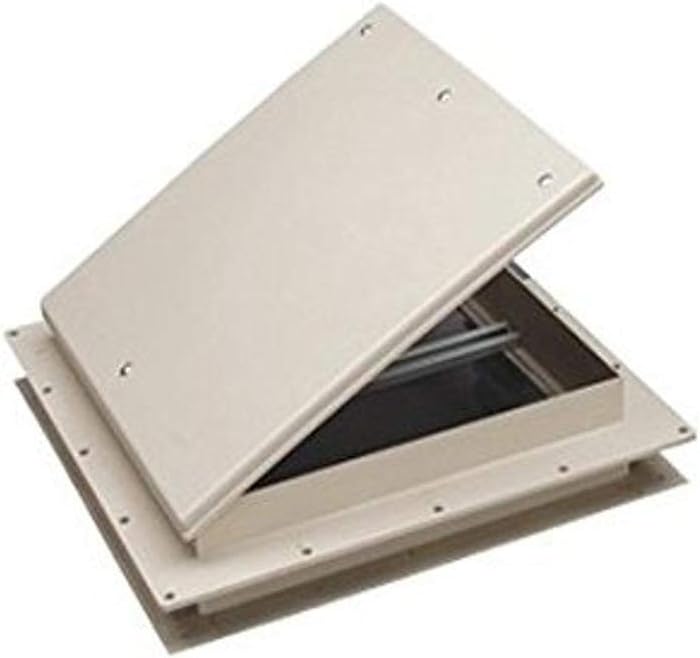 Heng's 17511-C1G Escape Hatch/Exit Vent, 9" x 9" - Colonial White