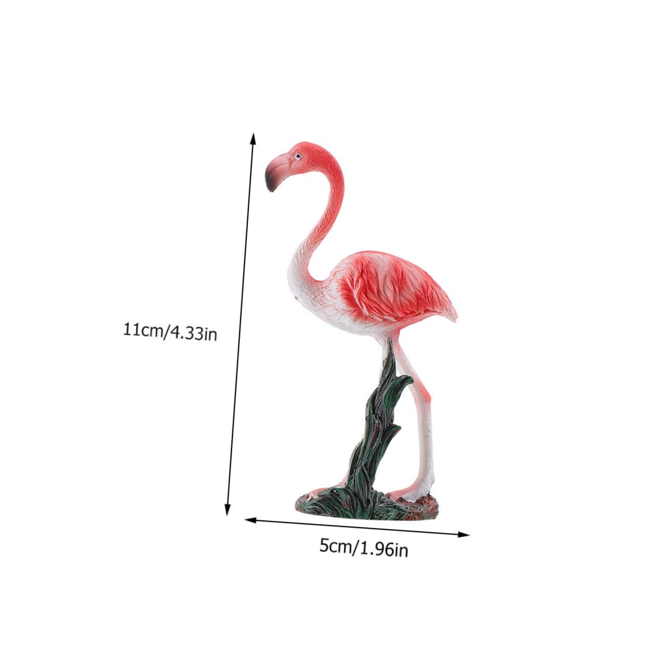 HANABASS 3pezzi Fenicotteri Statuetta Per Bonsai e Accessorio Per Decorazioni e Idea Per e
