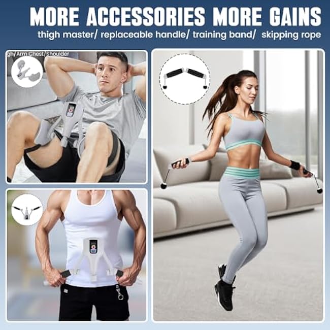 Inspack Thigh Master Workout Equipment, Women/Men Kegel Exercise Pelvic Floor Muscle Strengthening Repair Device, Hip Abductor Pilates Machine, Inner Thigh/Butt/Leg Slimmer Excerciser Devices/Trainer