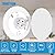 ECOELER 10Pack 6inch LED Flush Mount Disc Light,16.5W Dimmablel Ceiling Lighting Fixture, 4000K Cool White 1000Lm, Low Profile Aluminum Trim Surface Mount Downlight, Energy Star & ETL-Listed