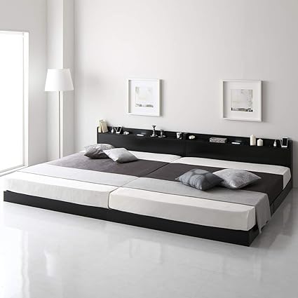 Amazon ベッド クイーン160 セミシングル セミシングル ボンネルコイルマットレス付き ローベッド すのこ 連結 ブラック 宮 棚 照明 コンセント Aperty アペルティ ベッドフレーム オンライン通販 Amazon ベッド クイーン160 セミシングル セミシングル ボンネルコイルマットレス付き ローベッド すのこ 連結 ブラック 宮 棚 照明 コンセント Aperty アペルティ ベッドフレーム オンライン通販