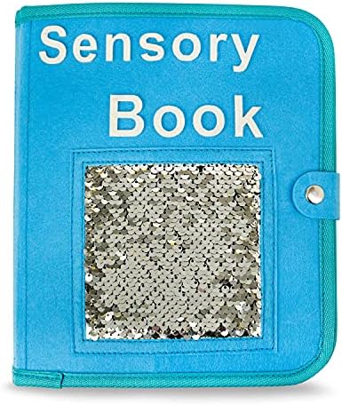 Fidget Book for Adults- Activity Book for Seniors with Dementia, Alzheimer´s, Autism and Memory or Motor Challenges - Sensory Stimulation and Memory Care Activity - Great Gift for Alzheimer´s Patients