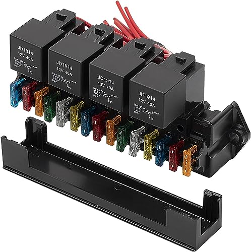 Support fusible 15 emplacements étanche avec broches de contrôle complet