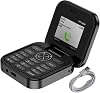 Mini Folding Cell Phone - Elderly Mobile Phone, Large Screen Display Light Camera | New Folding Flip Phone with 1.77 Inch Screen, Easy to Use Hifi Multi-Function Clamshell Phone E