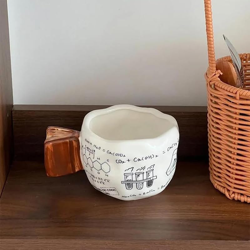 Mathematical Formulas Tea Mug, Creative Math Themed Ceramic Coffee Cup With Handle, Novelty Formula Pattern Decorative Mug For Desktop, Funny Gift For Teachers & Math Lovers (2) - Image 5