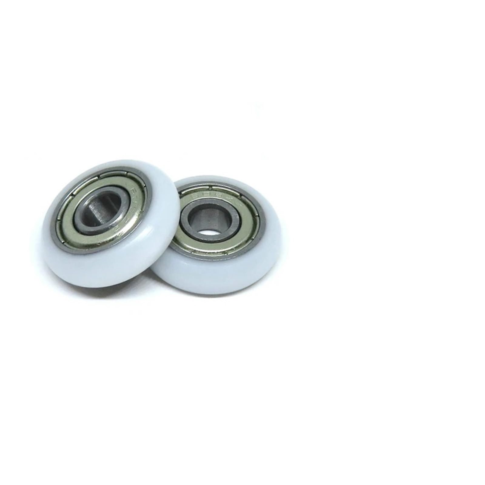 FQJYXWEWL 4-Pack 6x18x6 polyacetal Bearing Roller BSR68618-6 18 mm Diameter Aluminum Profile POM Guide Wheel 6 * 18 * 6 3D Printer Pulley(BSR60622-7 6x22x7mm)