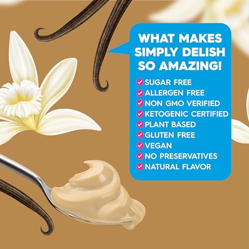 Simply Delish ASINPRILAK30435 Instant Delicious Vanilla Keto Pudding 6 Pack – Low Carb, Zero Sugar, Gluten Free thumb #4