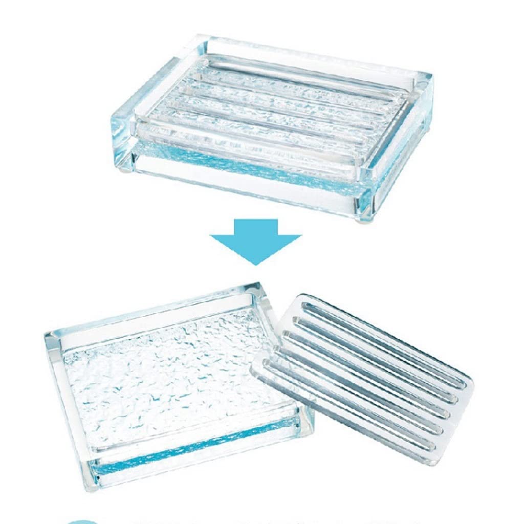 Dispensador de jabón, Botella de Bomba de baño de Resina Transparente, Juego de Accesorios de baño de 4 Piezas, para Gel de baño, jabón de Manos, aceites Esenciales