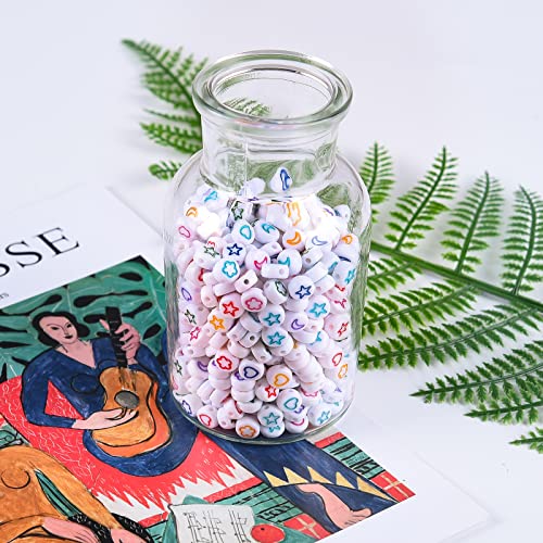 Ulikey Smile Perline, 600 Pezzi Perline Smiley con...