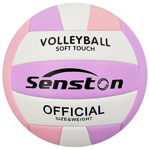 Image of Senston Volleyball Official Size 5 - Waterproof Indoor /Outdoor Soft Volleyball for Beach Play, Game,Gym,Training