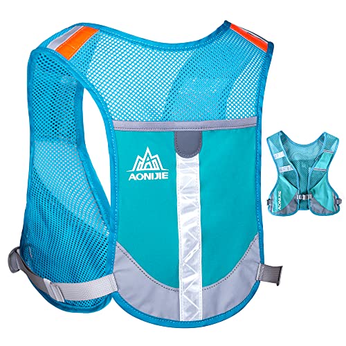 Tyuodna Ultraleicht Laufrucksack,Trinkrucksack Laufen,Trailrunning Rucksack,Laufweste Herren und Damen,Hydration Pack Fahrradrucksack für Draußen Sport, Laufen,Wandern (Blau)