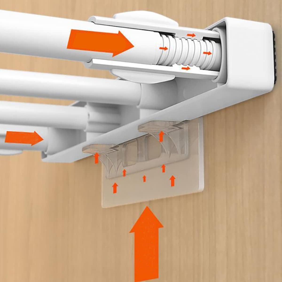 JIALTO Shelf Support Pegs - Punch-Free Installation -5