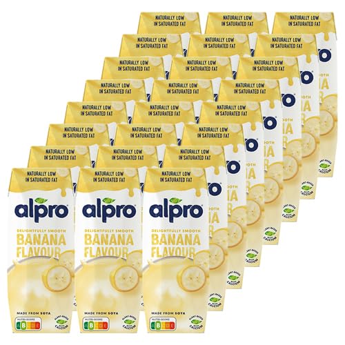 Alpro Set de 3 Boissons au Soja Banane 785 g - Pack de 8