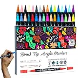 Stoffmarker, Acrylfarbstifte | Wasserdichte Doppelspitze Farbmarker für alle Altersgruppen und Niveaus | Doppelfarbige Kunsthandwerksartikel zum Malen von Felsen und zur Herstellung von Amb