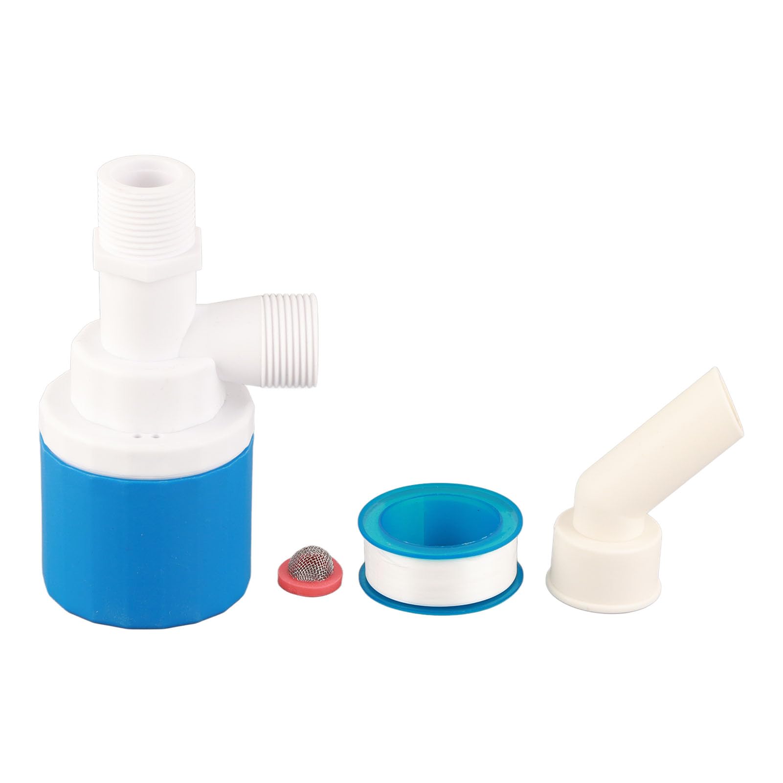 Automatic Float Valve for Solar Water Heaters Nylon 1in - Reliable Water Level Control Valve with Stainless Steel Nuts for Tanks and Towers (3/4")