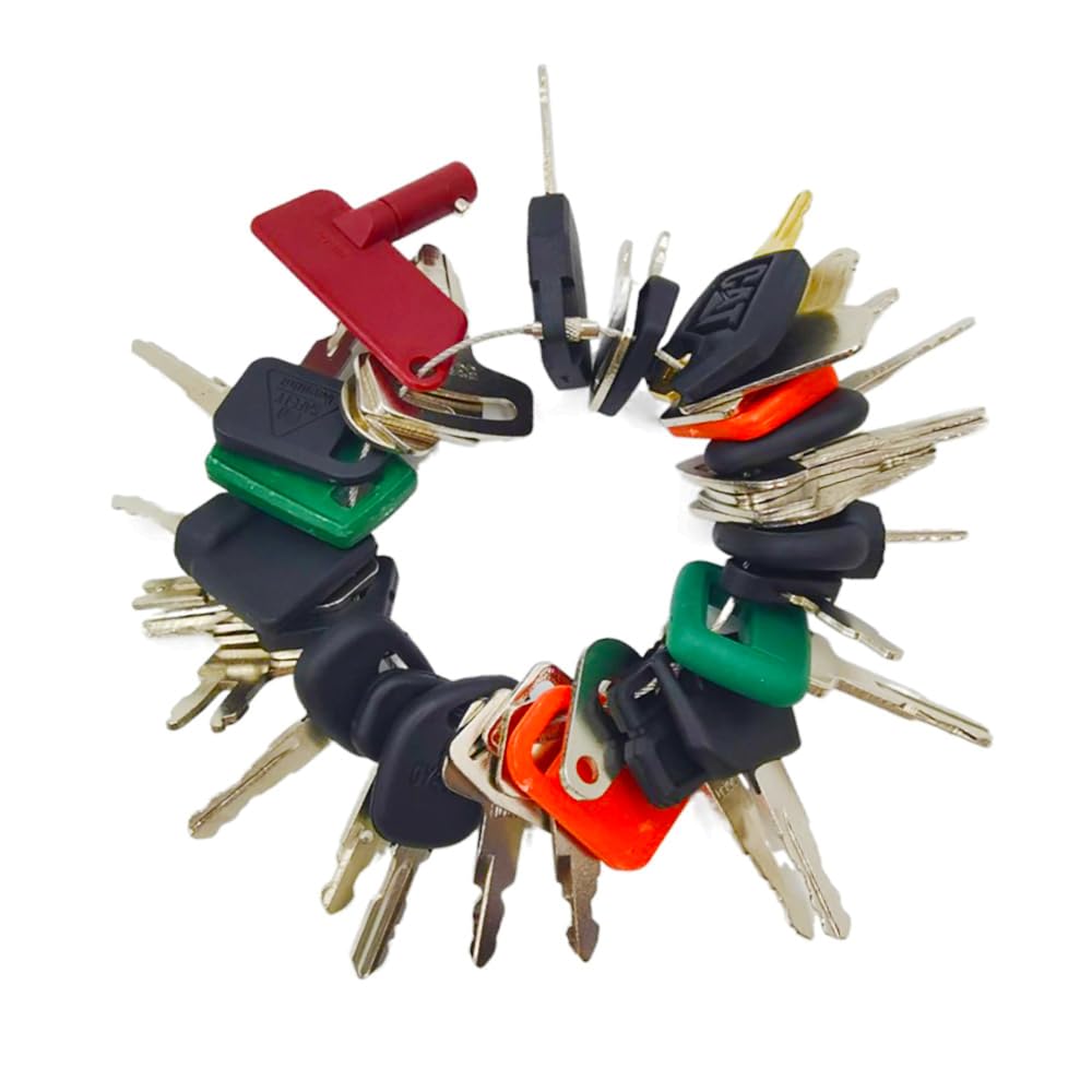 DSkoiph Juego de 42 llaves de equipo pesado de alta calidad, para equipo de construcción, para Caterpillar Case JD John Deere Hyster Komatsu Kubota