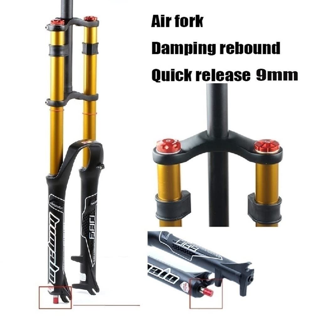 サイクリングサスペンションエアMTBバイクフォークソロFKXSXAZフロント26 / 27.5 / 29インチストレート/テーパード  Amazon.co.jp: DH MTB エアー フォーク 26インチ 27.5インチ 29インチ マウンテンバイク サスペンション・フォーク  トラベル 130mm ストレート ダブル ... MTB マウンテンバイク サスペンションフォーク 27.5 29インチ ダンピング調整 FKXSXAZ フロントフォーク 1-1/8