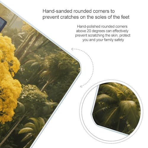 Báscula Digital de Baño con Diseño Árbol de la Vida Amarillo miniatura 4