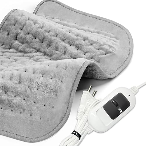 Image of ADDMAX Electric Heating Belt for Pain Relief | Orthopaedic Electric Heating Pad Lower Back Pain & Menstrual Period Cramps | Large Size | Heat Therapy Waist Wrap for Pain Relief of Back,Neck,Shoulder,Lumbar |Light Grey|