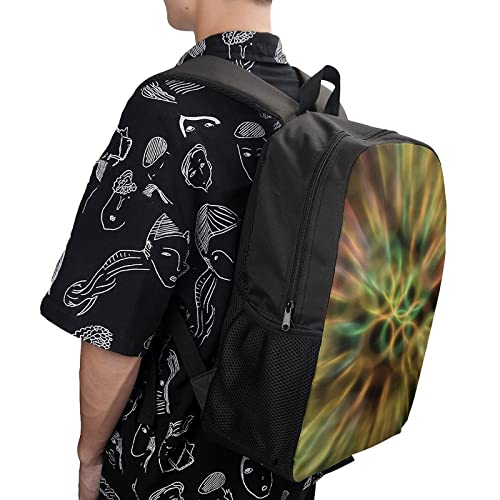 Mochila escolar de 17 pulgadas con estampado 3D unisex para estudiantes 4