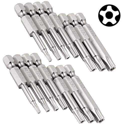 CASOMAN 34 Pieces Torx Bit Socket And E-Torx (Star) Socket Set, Cr-V E - Foto 5