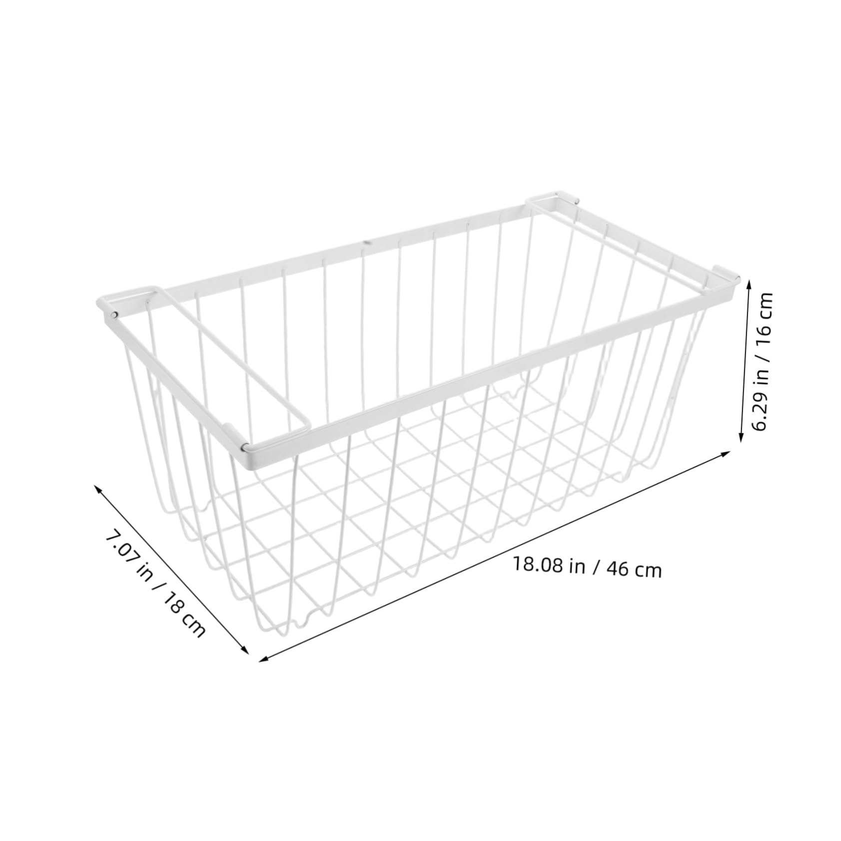 SOLUSTRE Cesta Colgante Para Congelador Organizador De Estantes Para Refrigerador Separador De Almacenamiento Para Armarios De Alimentos Cestas De Alambre Para Despensa y Congelador