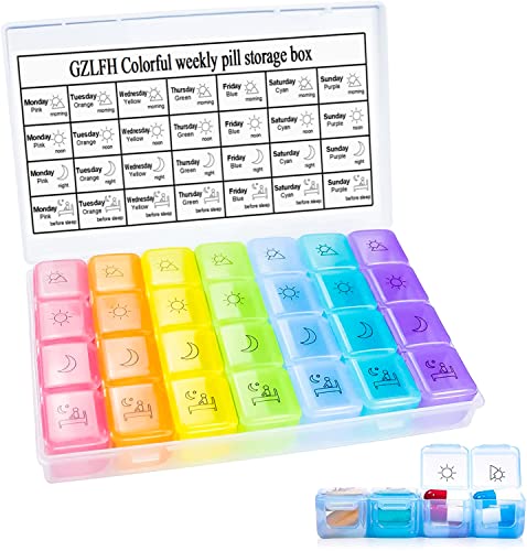 GZLFH - Contenitore per pillole per 7 giorni