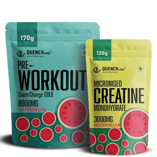 Image of PreWorkout Watermelon (170gm) + Creatine Watermelon (120g)