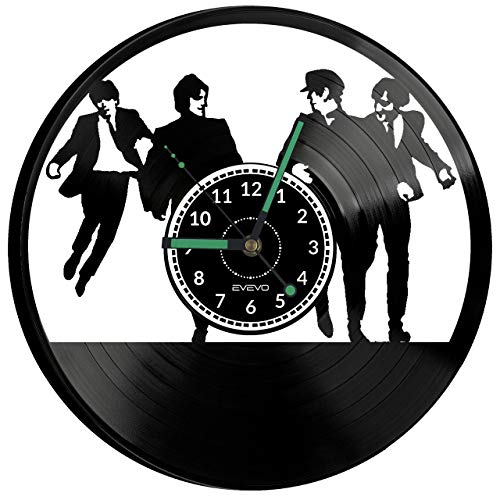 The Beatles Horloge murale en vinyle avec disque vinyle rétro Grande horloge style pièce Décoration d’intérieur Cadeau… - Les Beatles, Paul McCartney, John Lennon, RIngo Starr, George Harrison The Beatles Horloge murale en vinyle avec disque vinyle rétro Grande horloge style pièce Décoration d'intérieur Cadeau… – Image 4