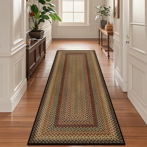 Faux Jute Hallway Runner Rug