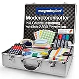 magnetoplan Moderationskoffer l Inkl. 2800 Teile l HxBxT 340x470x165mm l Hochwertiger...
