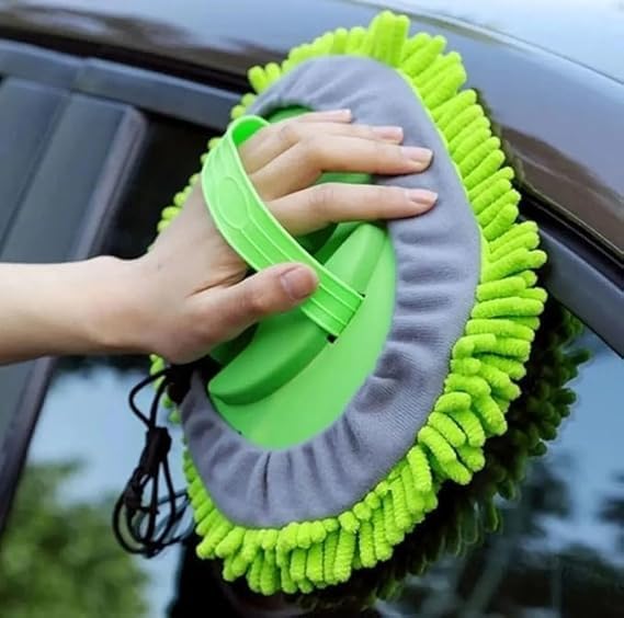 Smartizi Araba Yıkama Fırçası,Araba Mopu, Paspas Temizleme Aleti Uzun Saplı Yıkama Detaylandırma Fırçası,Mikrofiber Temizleme Aleti Seti Fırça Silgi Için Arabalar Araç İçin Çiziksiz Temizleme Seti