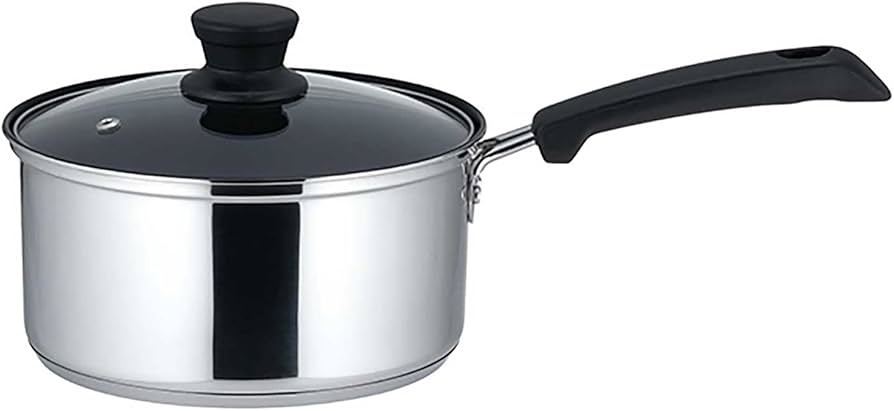 ステンレス製片手鍋 蓋付き　ウィスコ 516zJtFxfcL._AC_UF894,