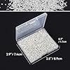 100g Irregular Crushed Glass 2-4mm Metallic Chips Sprinkles Crystal Small Broken Glass Pieces for Nail Arts Craft DIY Epoxy Resin Mold Vase Filler Jewelry Making Decoration (Silver) #1