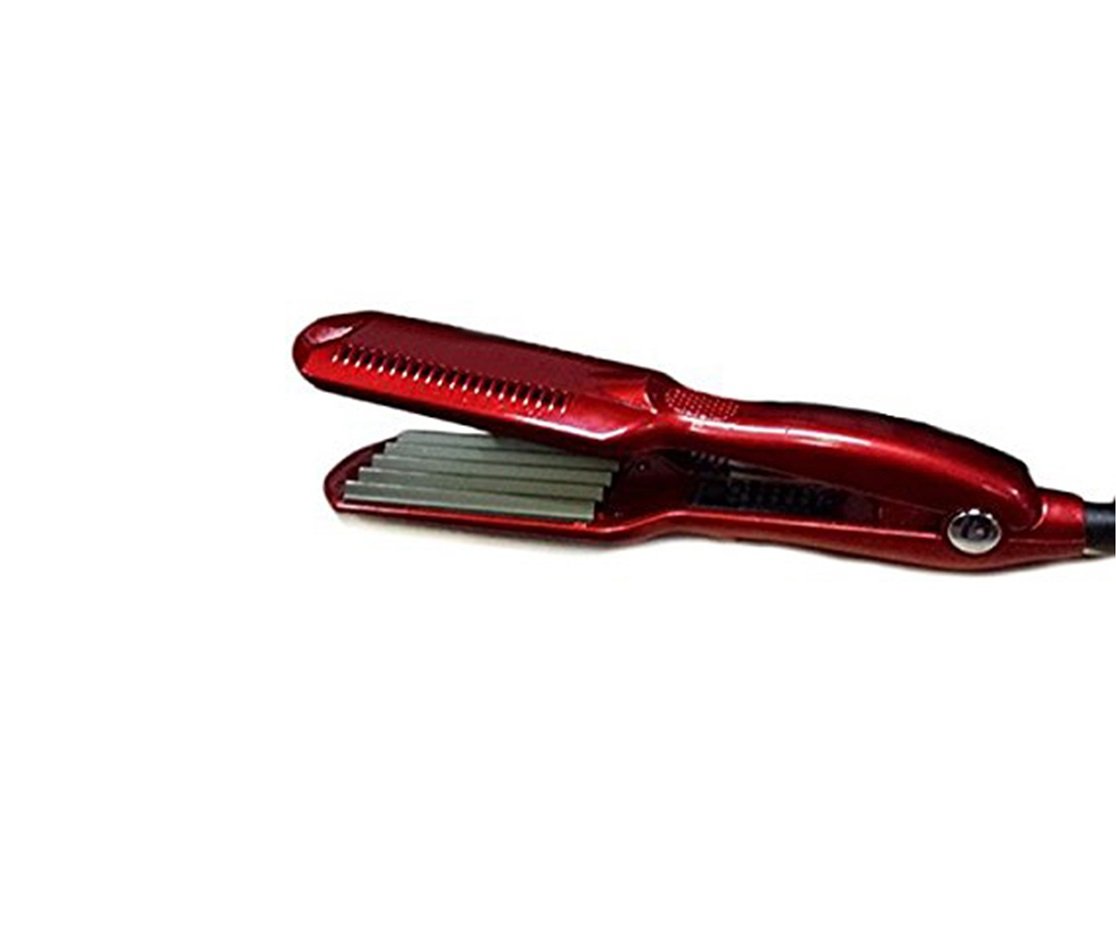 Piastra Professionale per Capelli Effetto Frisé da 45W in Tormalina 220°C, Variabile, Media