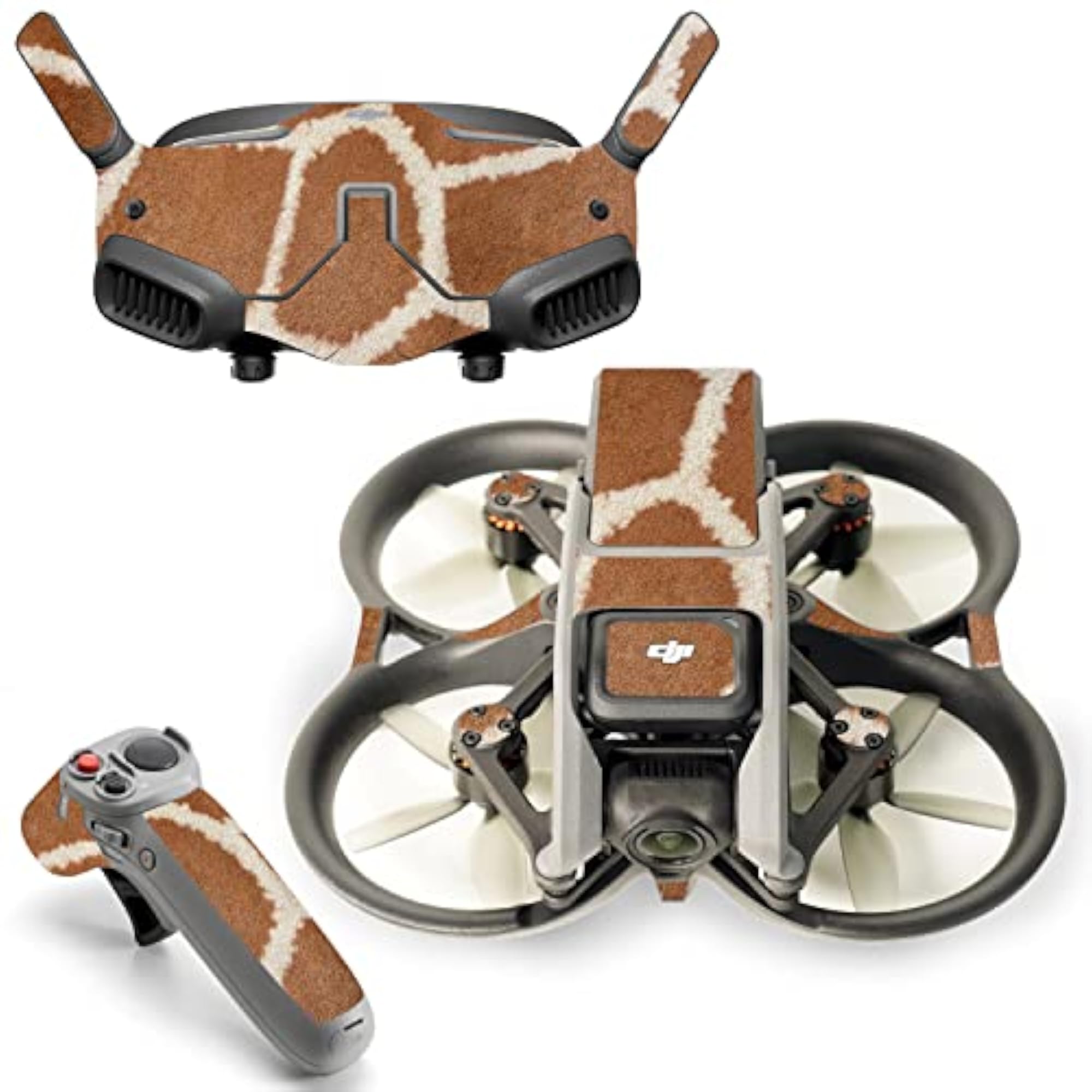 MightySkins Skin for DJI Avata - Giraffe Print Protective Case