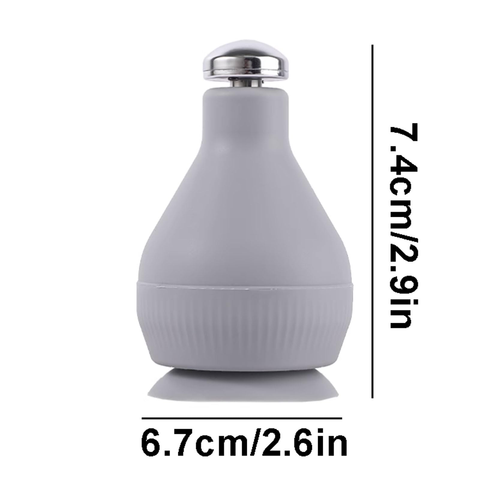 Portátil Pistola de masaje de plástico con 5 cabezales de masaje, masajeador de mano recargable con calor, masajeador de percusión de cuerpo completo poderoso(Pale Red)